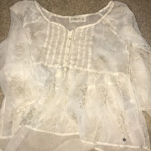 ABERCROMBIE SHEER TOP